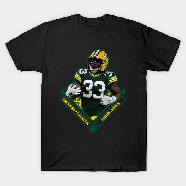 AARON JONES GREEN BAY PACKERS T-Shirt by hackercyberattackactivity